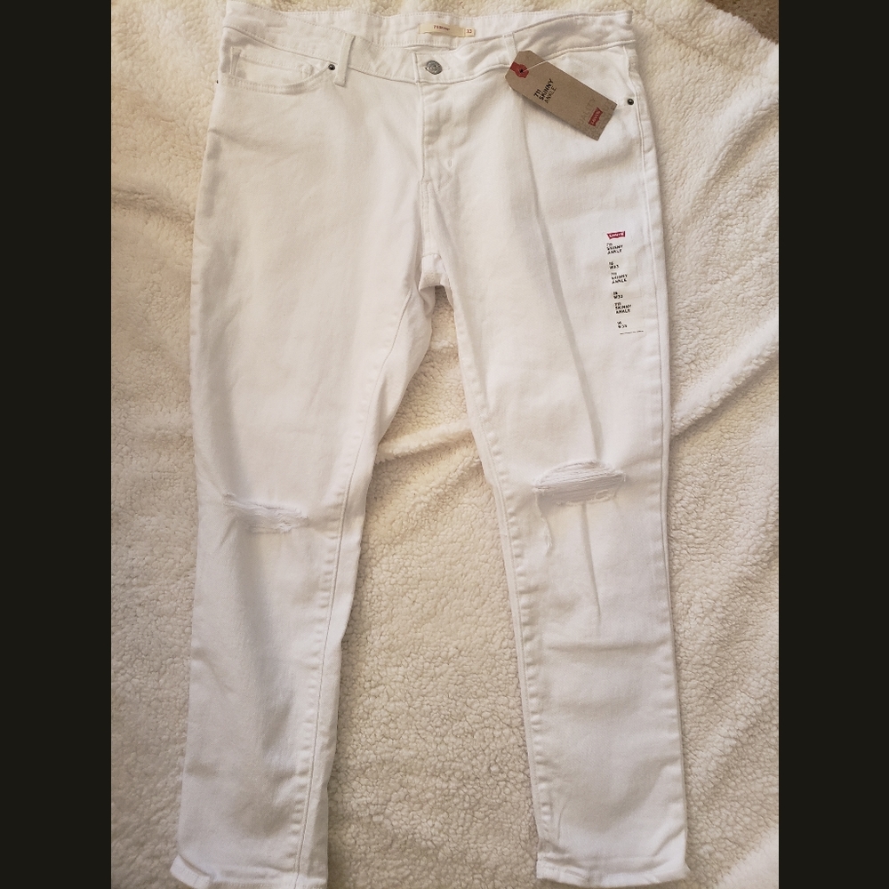 Levi's skinny ankle!